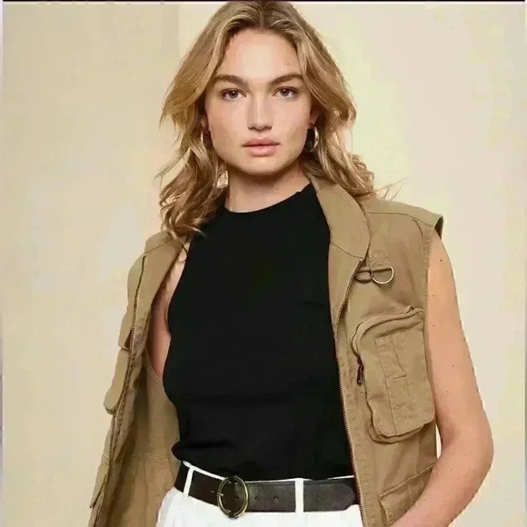 Banana Republic PONTE TWIST-BACK TOP - Picture 1 of 6